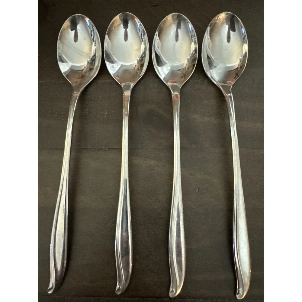 4-International Silver Stainless Tradewinds Jamaica Iced tea Spoon 7